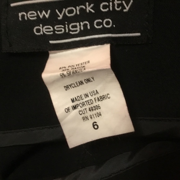 Size 6 Black New York City Design Company Pants - Picture 3 of 5